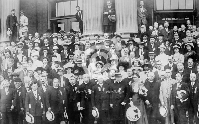 Delegates to Catholic conference, Milwaukee, 1913. Creator: Bain News Service.