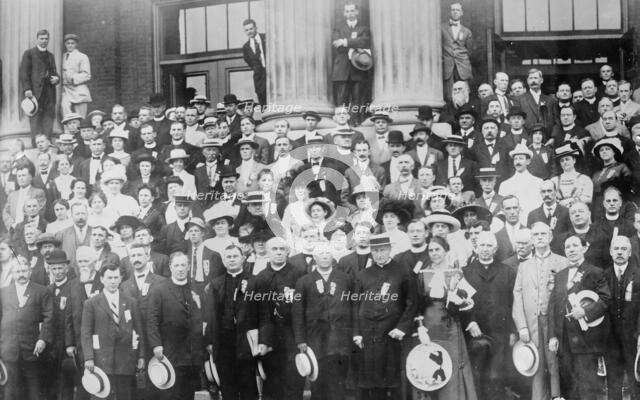 Delegates to Catholic conference, Milwaukee, 1913. Creator: Bain News Service.