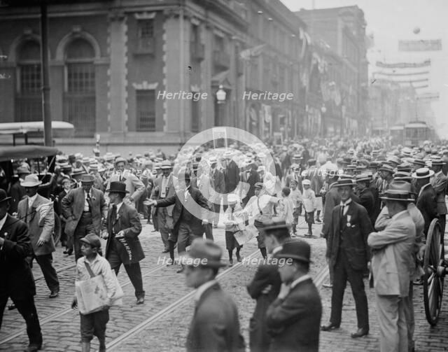 Delegations arriving in Baltimore, between c1910 and c1915. Creator: Bain News Service.