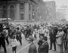 Delegations arriving in Baltimore, between c1910 and c1915. Creator: Bain News Service