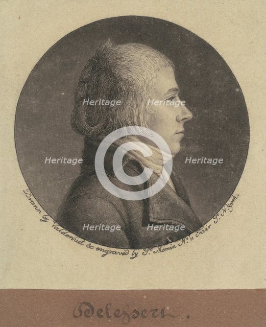 Delessert, 1796. Creator: Charles Balthazar Julien Févret de Saint-Mémin.