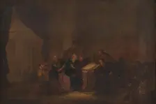 DELETE? LOW RES - Judas Casts down the Pieces of Silver in the Temple, 1642. Creator: Jacob Willemsz de Wet the elder