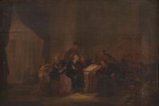 DELETE? LOW RES - Judas Casts down the Pieces of Silver in the Temple, 1642. Creator: Jacob Willemsz de Wet the elder