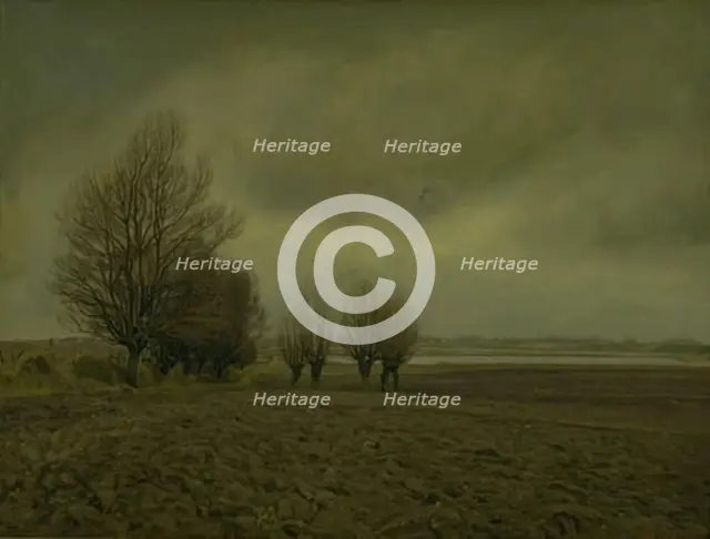 DELETE? LOW RES - Winter Landscape near Taarby Beach on Funen, 1905-1906. Creator: Fritz Syberg.