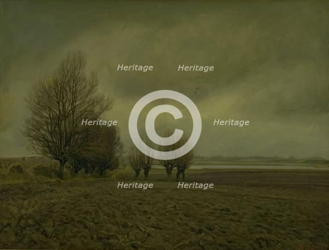 DELETE? LOW RES - Winter Landscape near Taarby Beach on Funen, 1905-1906. Creator: Fritz Syberg.
