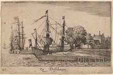 Delfshaven, 1635. Creator: Wenceslaus Hollar