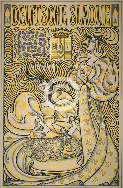 Delft Salad Oil, 1894. Creator: Toorop, Jan (1858-1928).