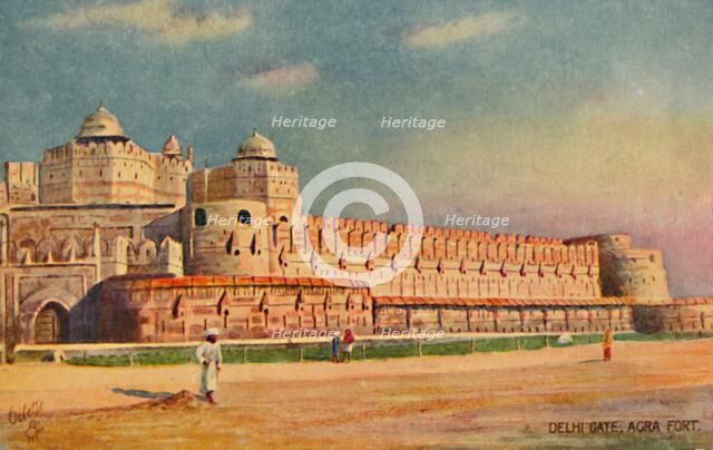 'Delhi Gate, Agra Fort'. Creator: Unknown.