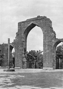 Delhi. Gate of the Kutub Mosque c1910. Creator: Unknown