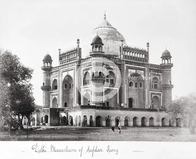 Delhi, Mausoleum of Sufdar Iung, Late 1860s. Creator: Samuel Bourne.