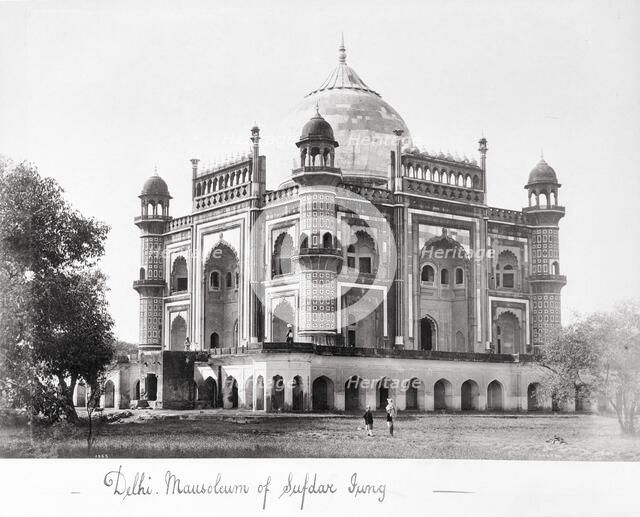 Delhi, Mausoleum of Sufdar Iung, Late 1860s. Creator: Samuel Bourne.