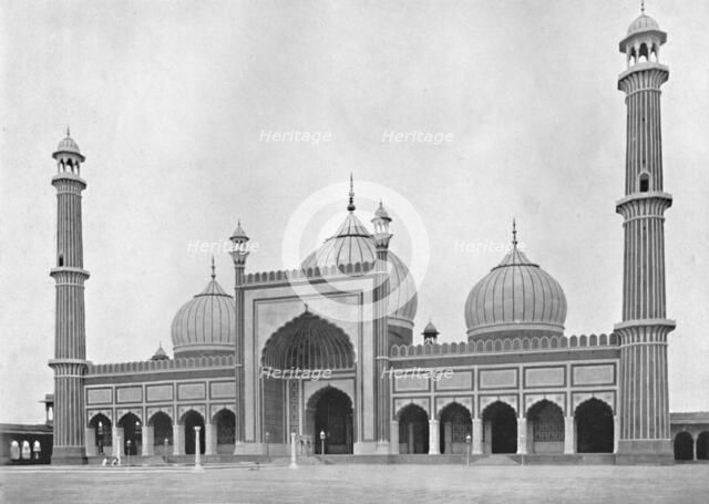 'Delhi. The Jumma Musjid', c1910. Creator: Unknown.