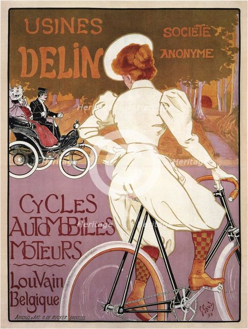 Delin Cycles Automobiles Moteurs, 1898. Artist: Gaudy, Georges (1872-1940)