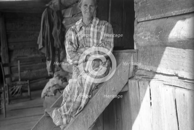 Delie Hughes, Cave River, Burnsville, Yancey County, North Carolina, USA, 1916-1918. Artist: Cecil Sharp