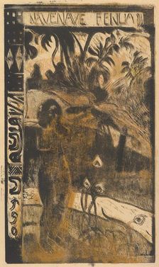 Delightful Land, 1893-94. Creator: Paul Gauguin