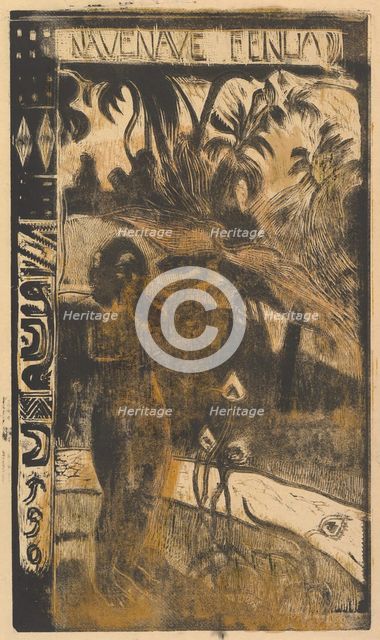 Delightful Land, 1893-94. Creator: Paul Gauguin.