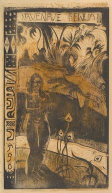 Delightful Land, 1893-94. Creator: Paul Gauguin