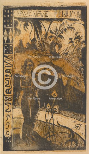 Delightful Land, 1893-94. Creator: Paul Gauguin.