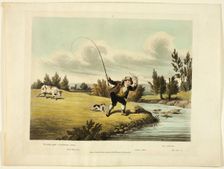 Delights of Fishing, 1823. Creator: Charles Turner