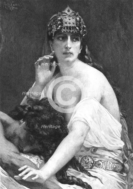 'Delilah',after Alexandre Cabanel', c1880-83. Creator: Charles Theodore Deblois.