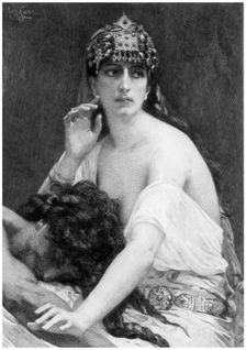 Delilah c1880-1882.Artist: Charles Theodore Deblois