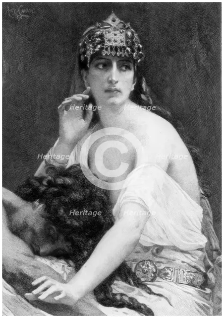 'Delilah', c1880-1882.Artist: Charles Theodore Deblois