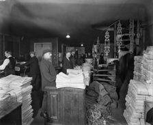 Delivering the News, The Morning Post, London, November 1920. Artist: Bedford Lemere and Company