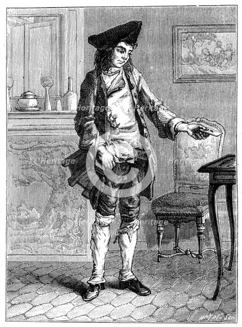Delivering a letter, 19th century. Artist: Unknown