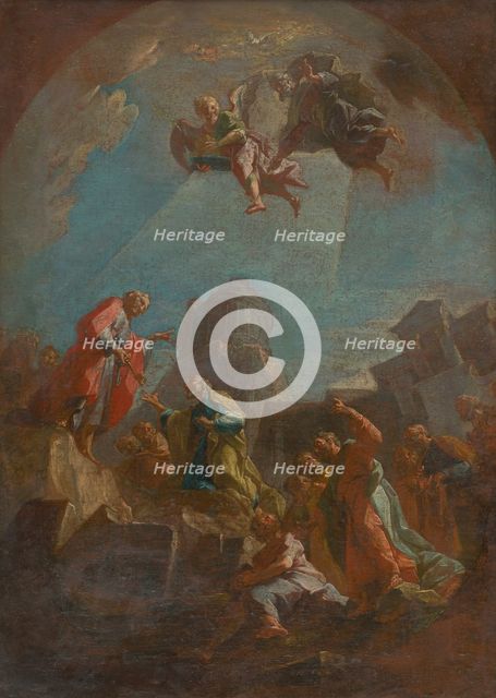 Delivery of the Keys to Saint Peter, 1790-1800. Creator: Josef Anton Zoller.