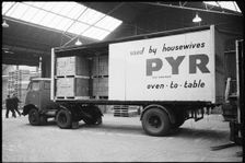 Delivery lorry, Wear Flint Glass Works, Alfred Street, Millfield, Sunderland, 1961. Creator: Eileen Deste
