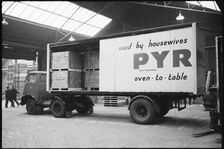 Delivery lorry, Wear Flint Glass Works, Alfred Street, Millfield, Sunderland, 1961. Creator: Eileen Deste