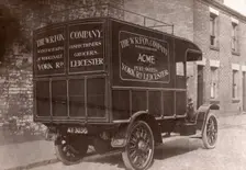 Delivery van, Leicester, 1918