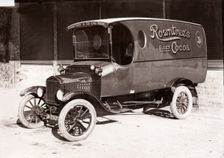 Delivery van, York, Yorkshire, 1920