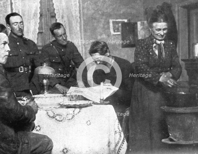 'Delivres ! ; Le premier journal francais lu depuis trente et un mois: avec quelle joie l'habitant d Creator: Unknown.