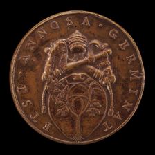 Della Rovere Shield of Arms [reverse], 1667/1682. Creator: Girolamo Paladino
