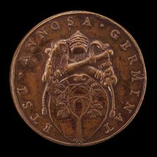 Della Rovere Shield of Arms [reverse], 1667/1682. Creator: Girolamo Paladino