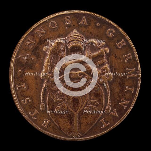 Della Rovere Shield of Arms [reverse], 1667/1682. Creator: Girolamo Paladino.