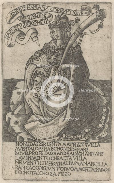 Delphian Sibyl, early 15th century. Creator: Unknown.