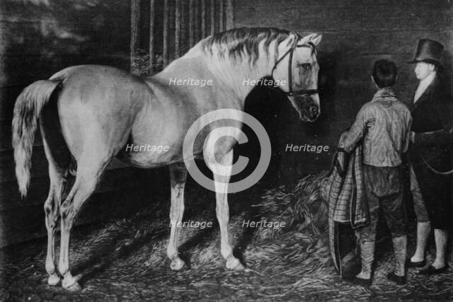 'Delpini and Squire Wharton of Skeleton Castle', c18th century, (1911) Artist: Unknown.