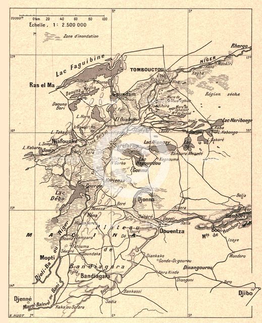 ''Delta central ou region lacustre du Niger; L'Ouest Africain', 1914. Creator: Unknown.