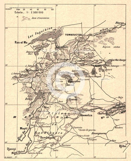 ''Delta central ou region lacustre du Niger; L'Ouest Africain', 1914. Creator: Unknown.