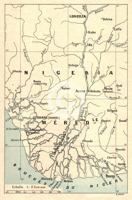 ''Delta du Niger; L'Ouest Africain', 1914. Creator: Unknown.