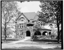 Delta Kappa Epsilon house, Ann Arbor, Michigan, between 1890 and 1901. Creator: Unknown