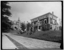 Delta Tau Delta i.e., Theta Delta Chi fraternity house, Cornell University, c1900. Creator: Unknown