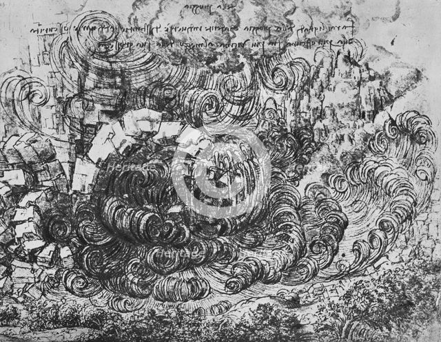 'Deluge', c1480 (1945). Artist: Leonardo da Vinci.
