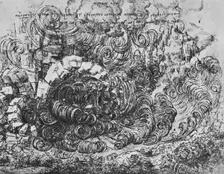 Deluge c1480 (1945). Artist: Leonardo da Vinci