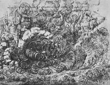 Deluge c1480 (1945). Artist: Leonardo da Vinci