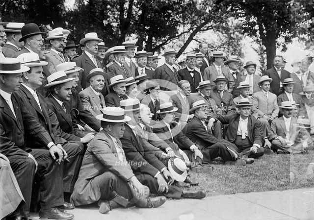 Dem. Nat'l Comm. at Sea Girt 1912, 1912. Creator: Bain News Service.