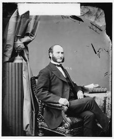 Demas Barnes, between 1860 and 1875. Creator: Unknown