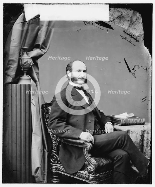 Demas Barnes, between 1860 and 1875. Creator: Unknown.